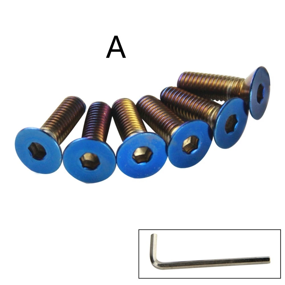 Pernos de volante azul titanio quemado compatibles OMP Nardi MOMO - imagen 4