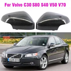 Carcasas de retrovisor efecto carbono Volvo C30/S40/S60/S80/V50/V70