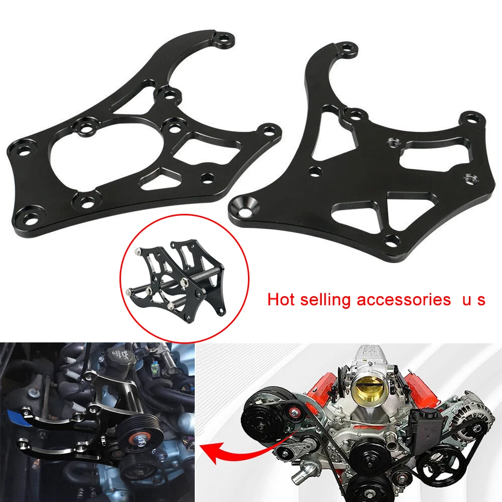 Soporte compresor CA Sanden 508 para motores GM LS - imagen 2