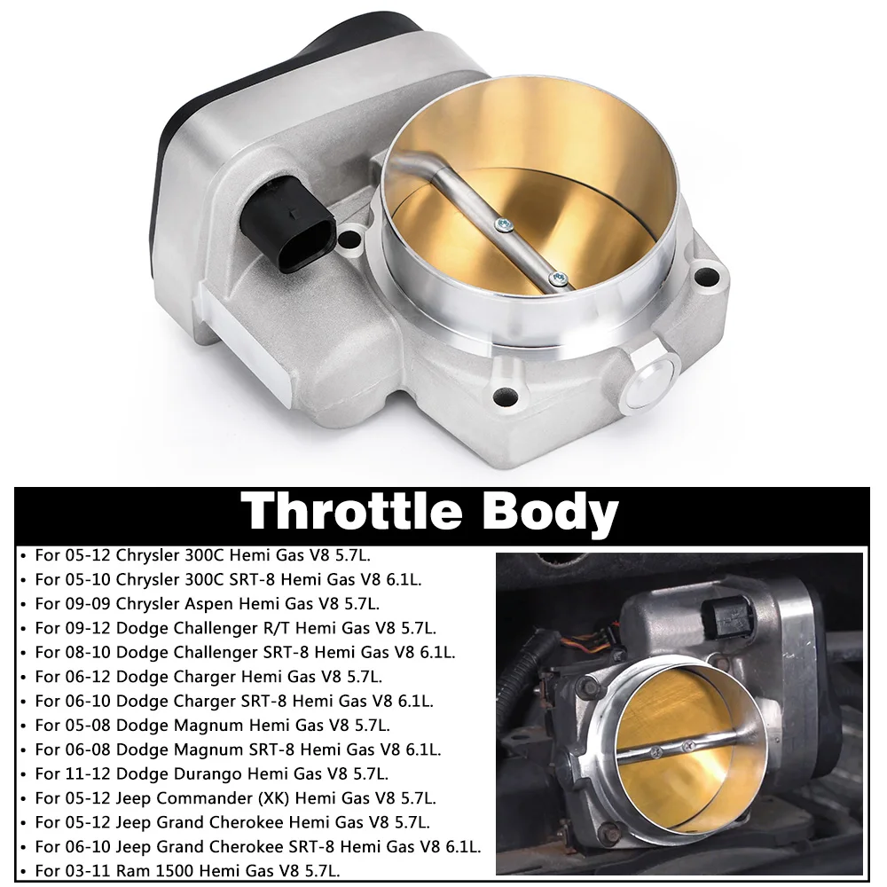 Cuerpo acelerador agrandado 90mm PQY – Dodge Ram Hemi V8 5.7L (03-12) - imagen 2