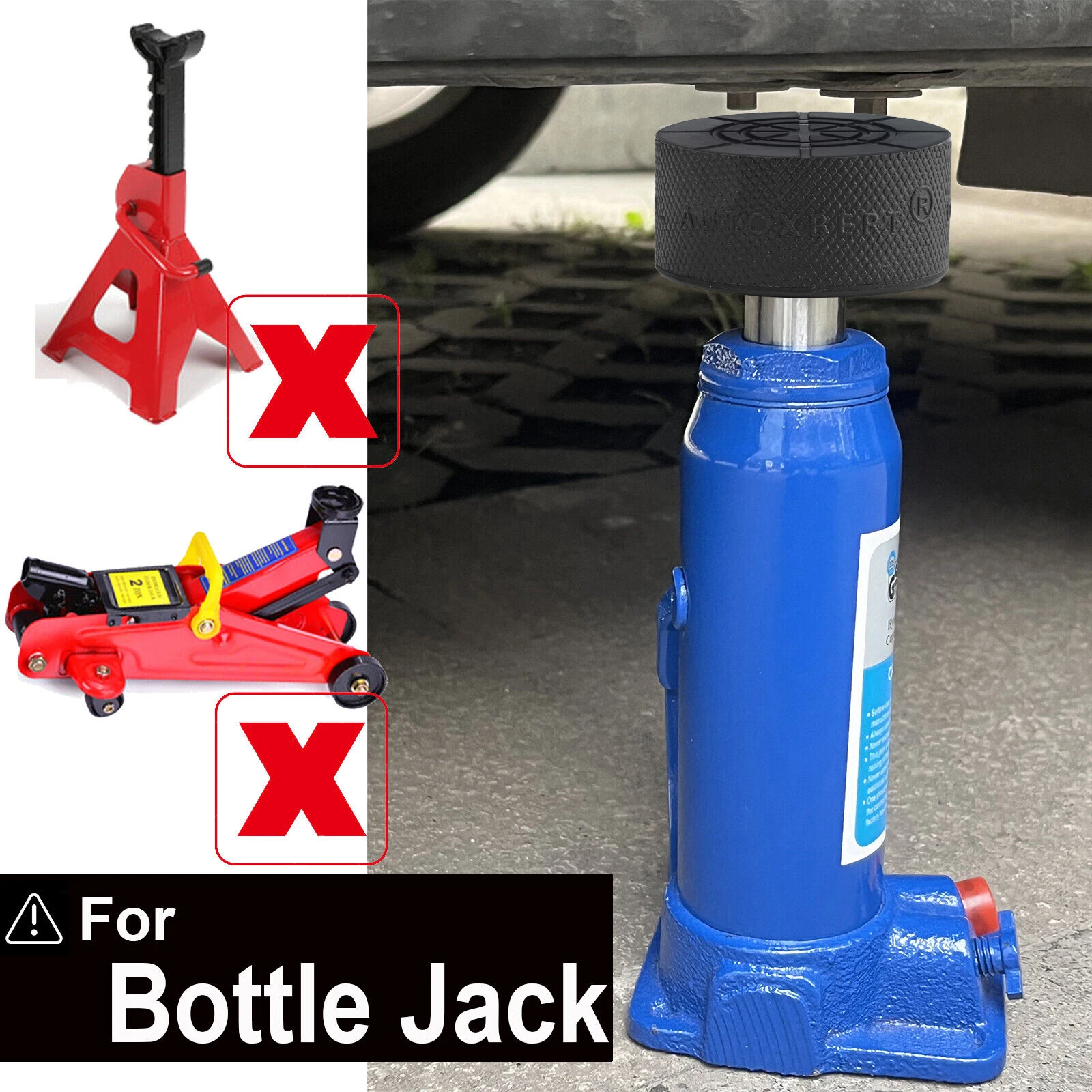 Adaptador universal de goma antideslizante para gato de botella - imagen 4