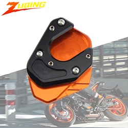 Soporte lateral ampliación KTM Duke/SMC de aluminio CNC