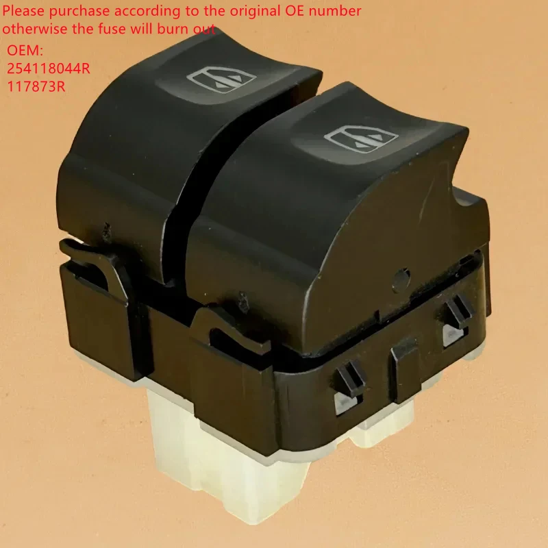 Botón interruptor elevalunas eléctrico Renault Trafic Clio IV