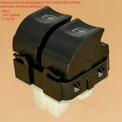 Botón interruptor elevalunas eléctrico Renault Trafic Clio IV