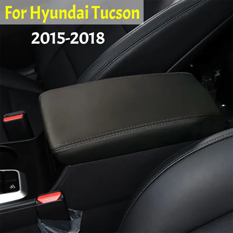Tapa de consola central cuero PU Hyundai Tucson 2015-2018