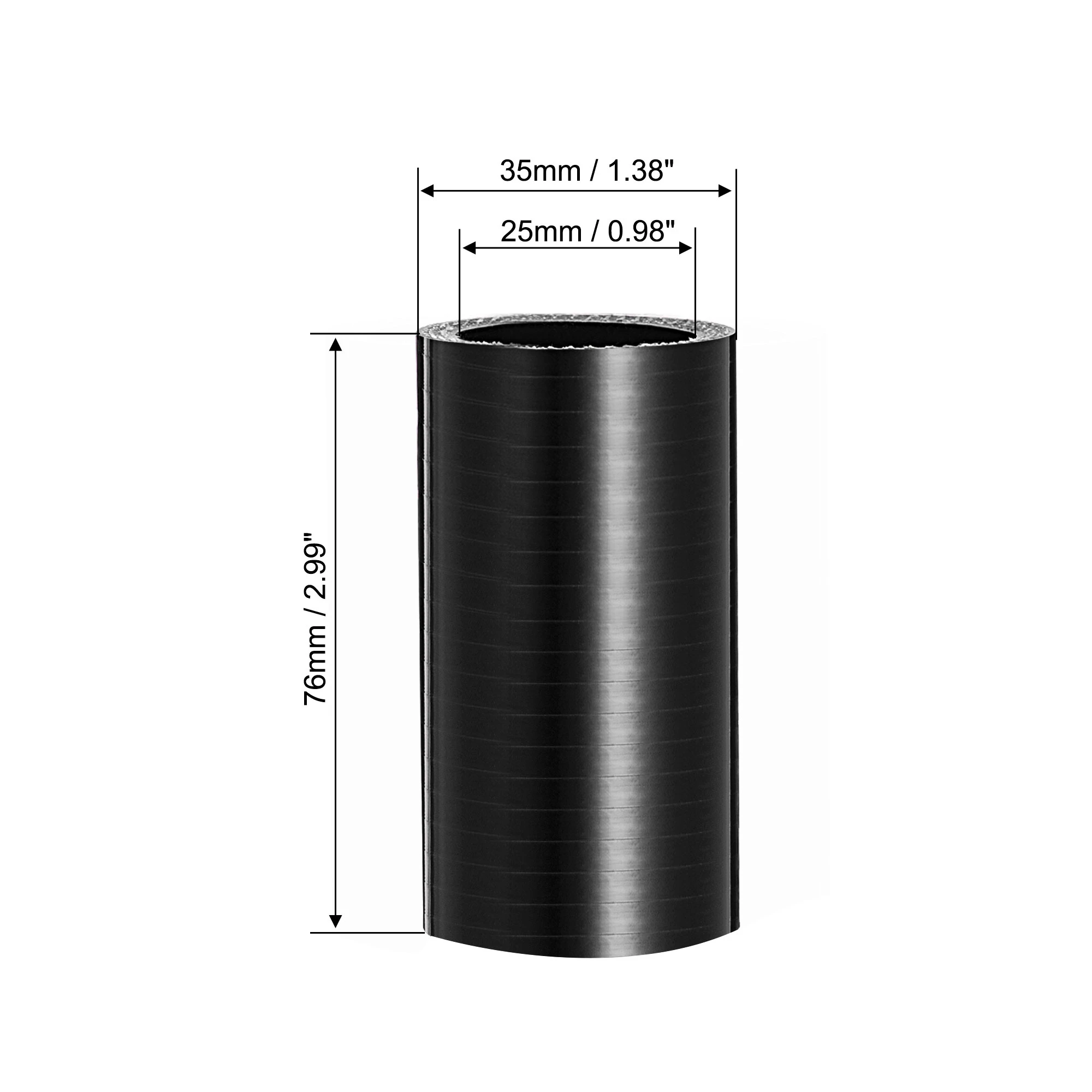 X Autohaux Manguera silicona turbo recta reforzada 25-127 mm - imagen 4