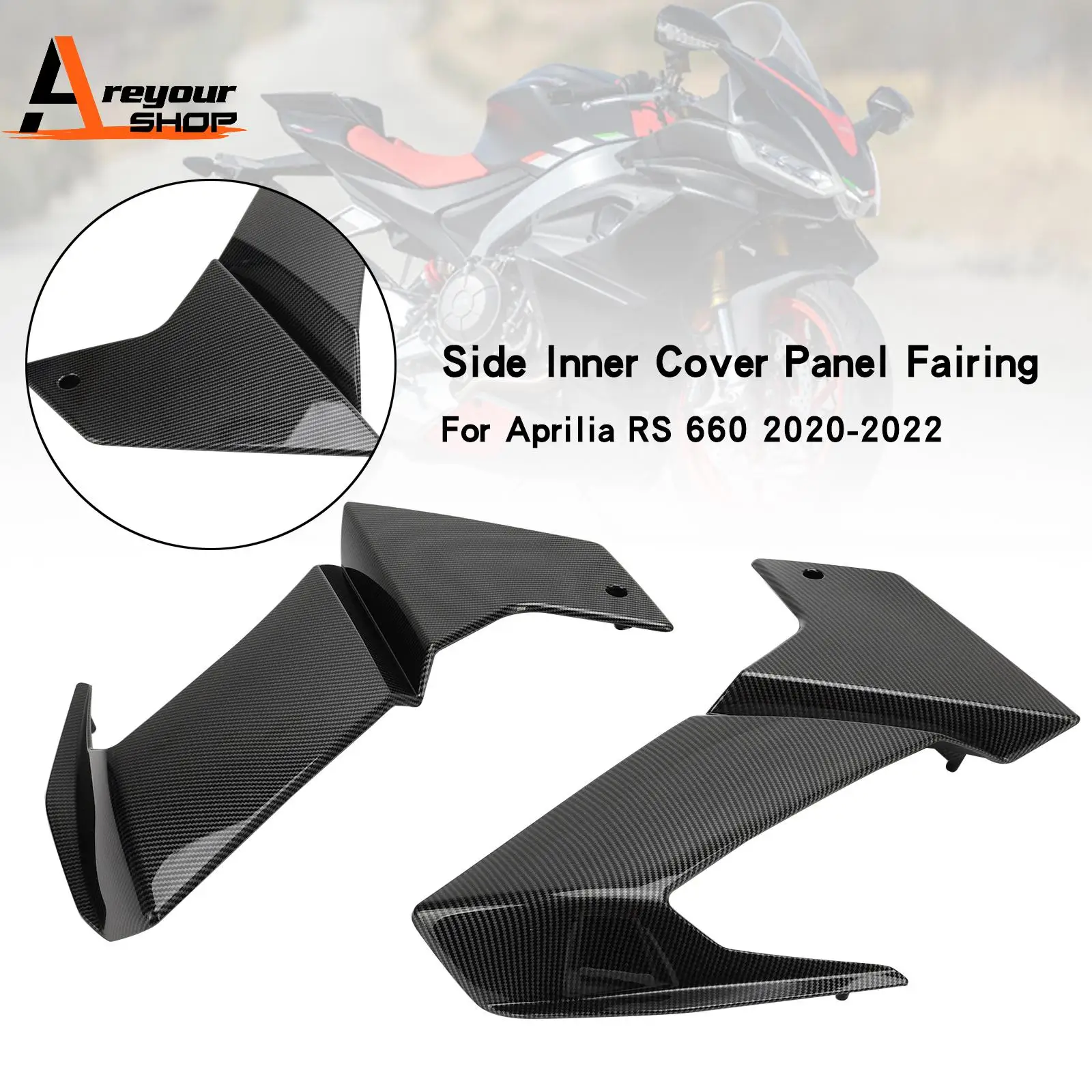 Aprilia RS 660 2020-2022 Carenado lateral en carbono
