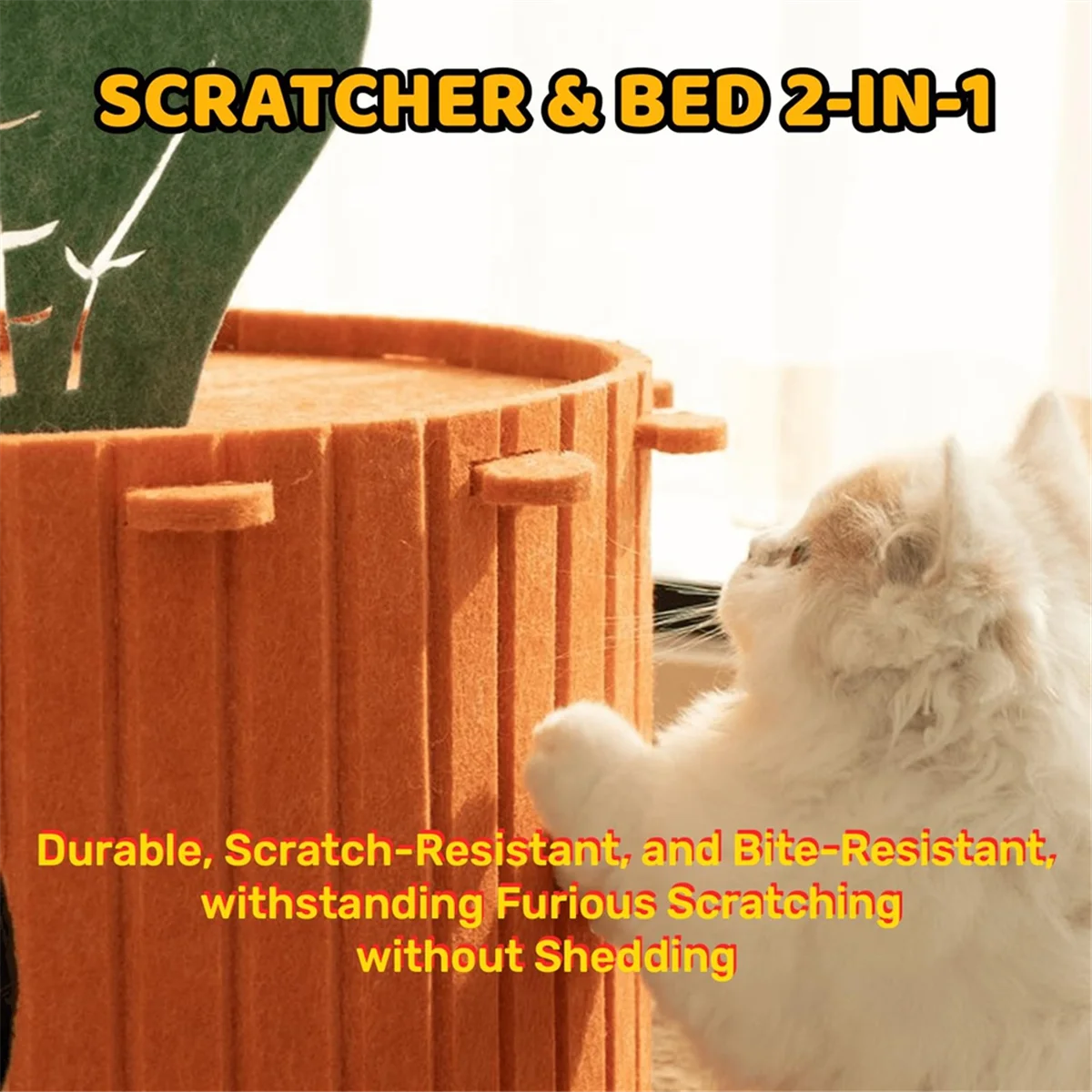 Cama cueva desenfundable para gatos grandes, cómoda y acogedora - imagen 5