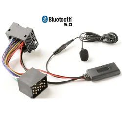 Adaptador Bluetooth AUX con micrófono para BMW E46 10 pines