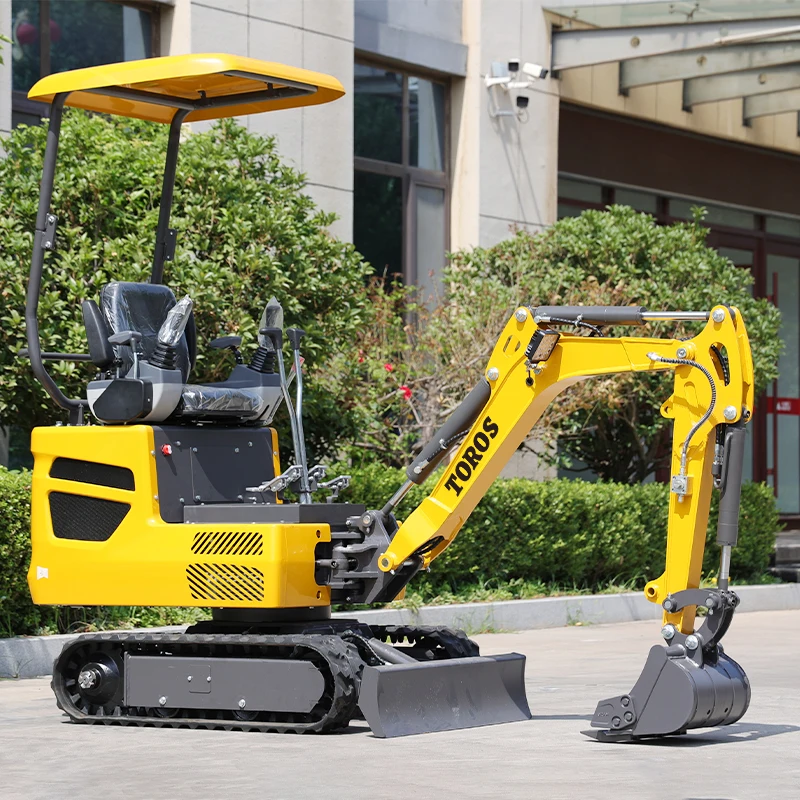 Microexcavadora diésel nueva compacta – miniescavadora retro obra - imagen 3