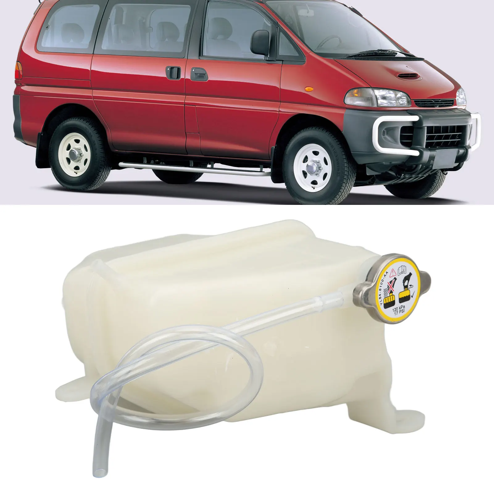Depósito de expansión de refrigerante 924891 para Mitsubishi L400 Space Gear