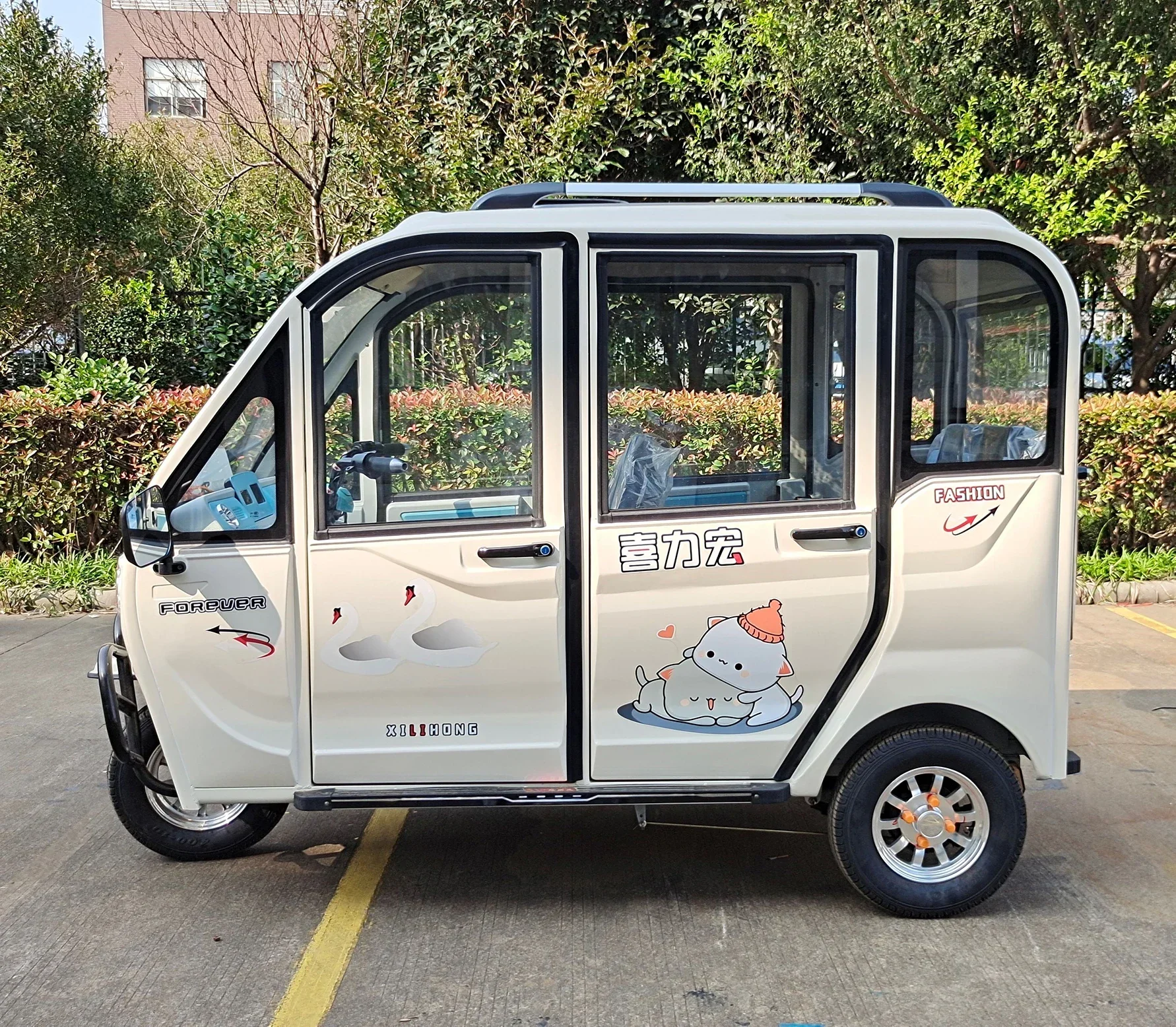 Chang Li triciclo eléctrico accesible para adultos con asiento pasajero - imagen 4
