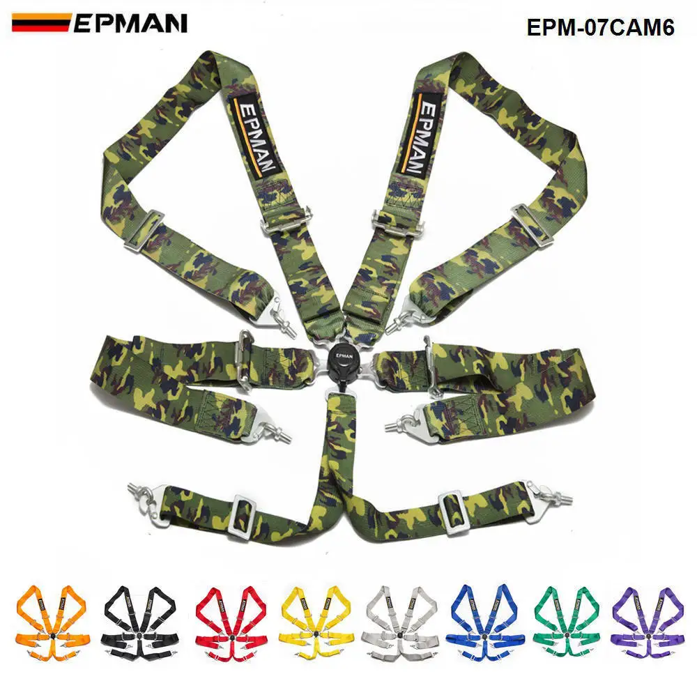 Universal One Arnés de carreras 6 puntos Camlock Steap EPM-07CAM6