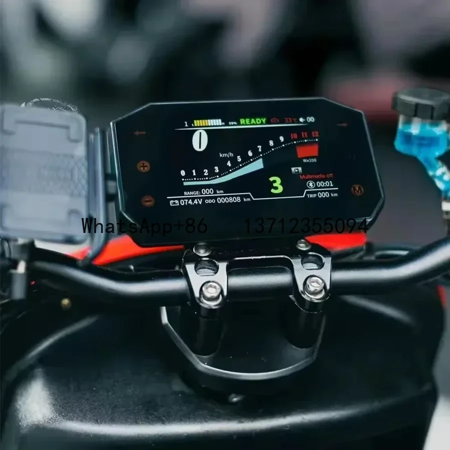 Kit modificación bicicleta eléctrica con velocímetro LCD y pantalla navegación - imagen 4