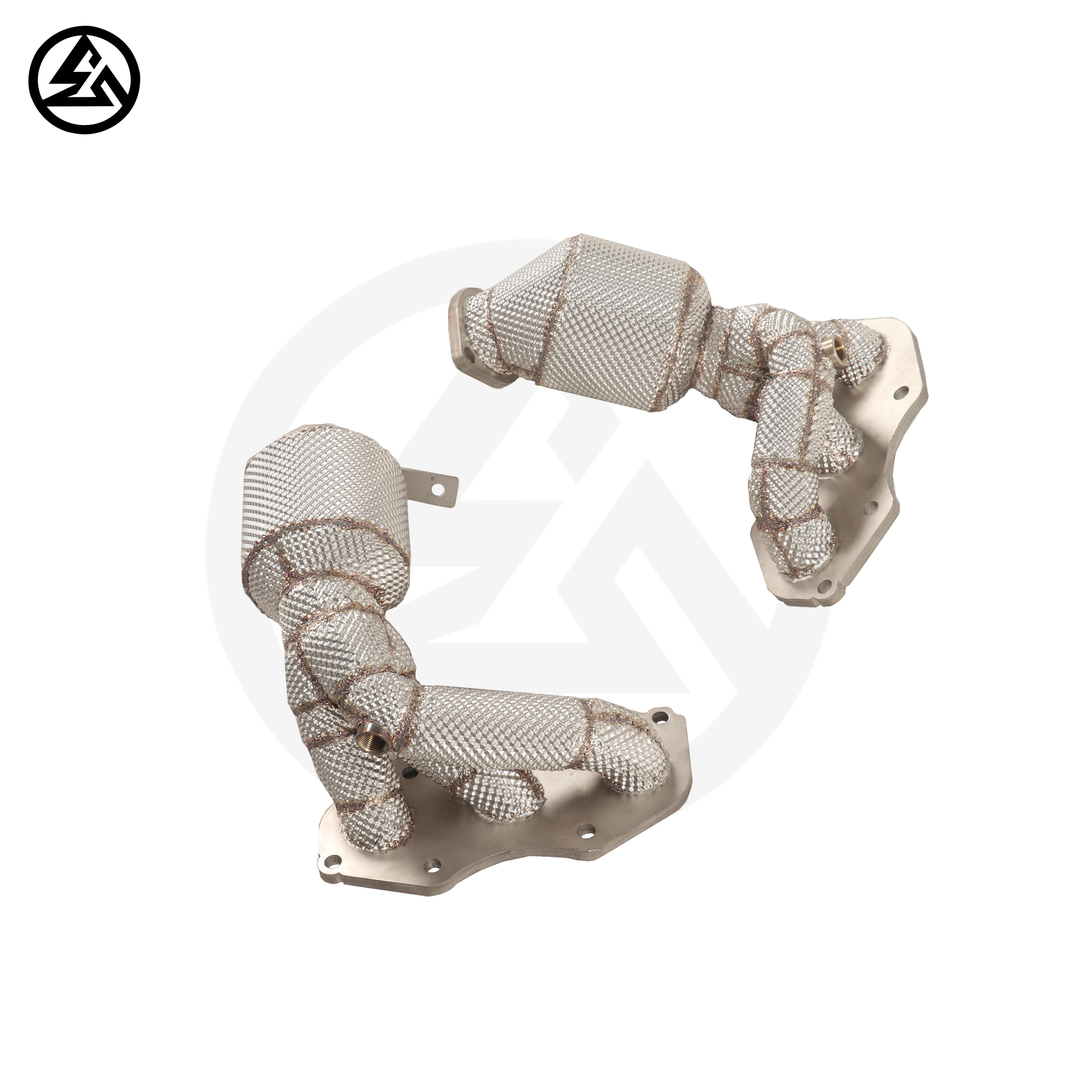 Colectores de cabezales catted de alto flujo de acero inoxidable para escape de cabezales deportivos Lotus Evora 3.5L V6 - imagen 3