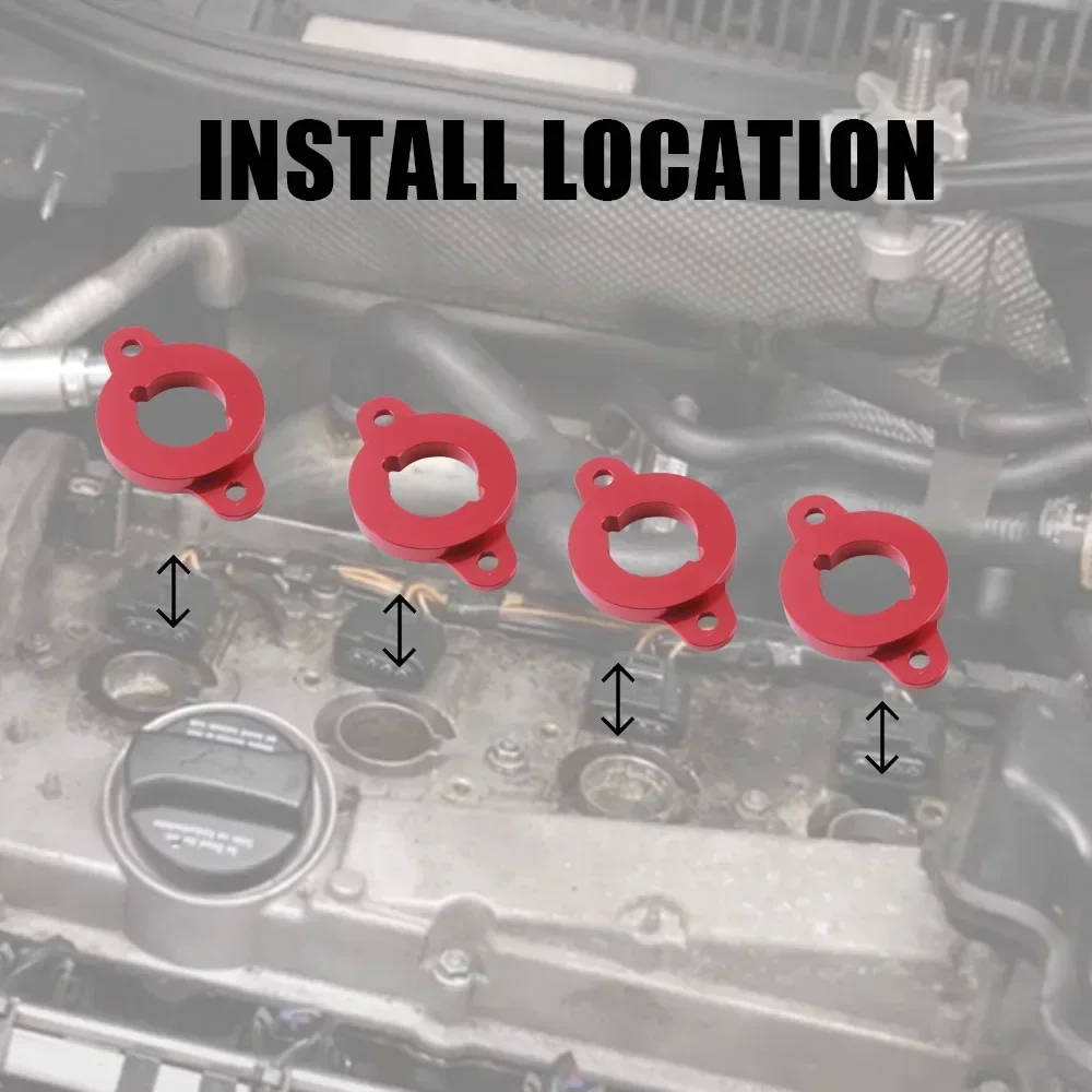 Placas adaptadoras coilpack billet para VW Audi 1.8T y 2.0 TFSI - imagen 5