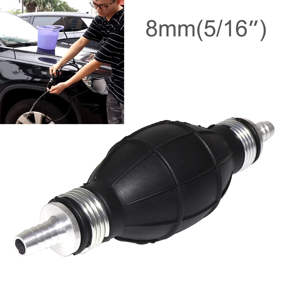 Bombilla de cebado manual 8mm universal para gasolina y diésel
