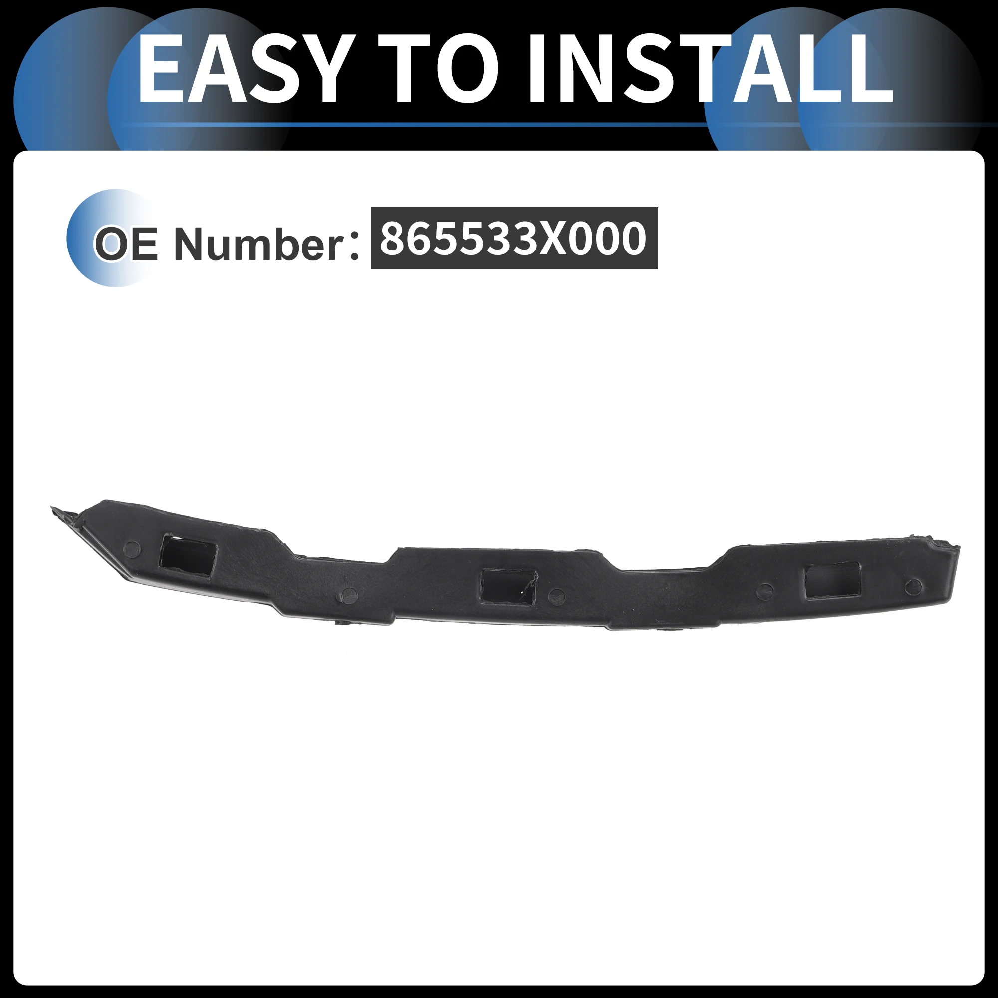 865533X000 soporte de parachoques delantero izquierdo Hyundai Elantra - imagen 3