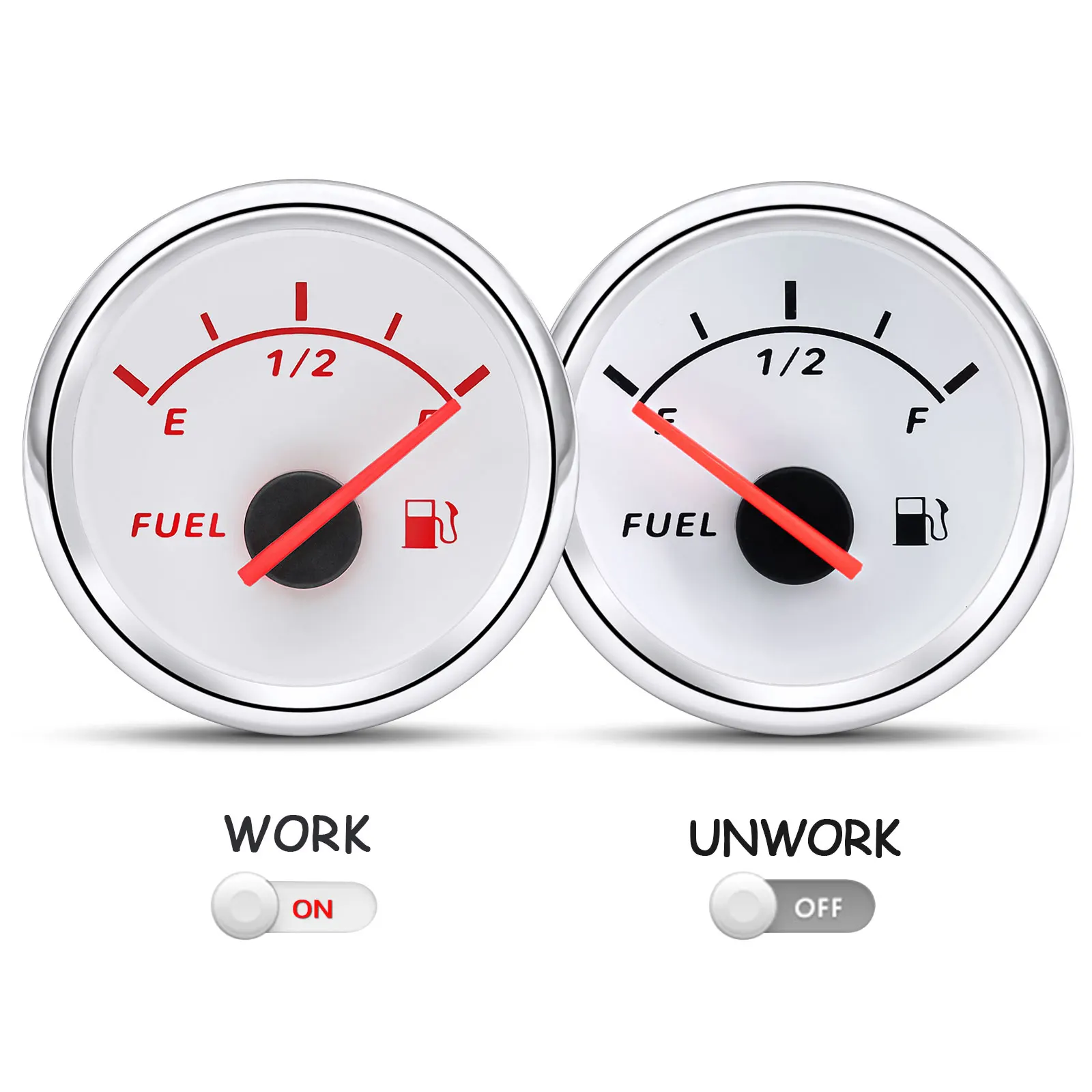 Sensor nivel de combustible Audi A3 52mm 0-190 Ohm luz roja - imagen 4