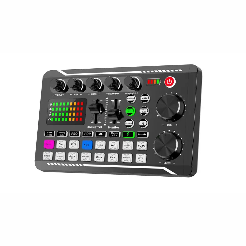 Interfaz de audio con Bluetooth y cambiador de voz
