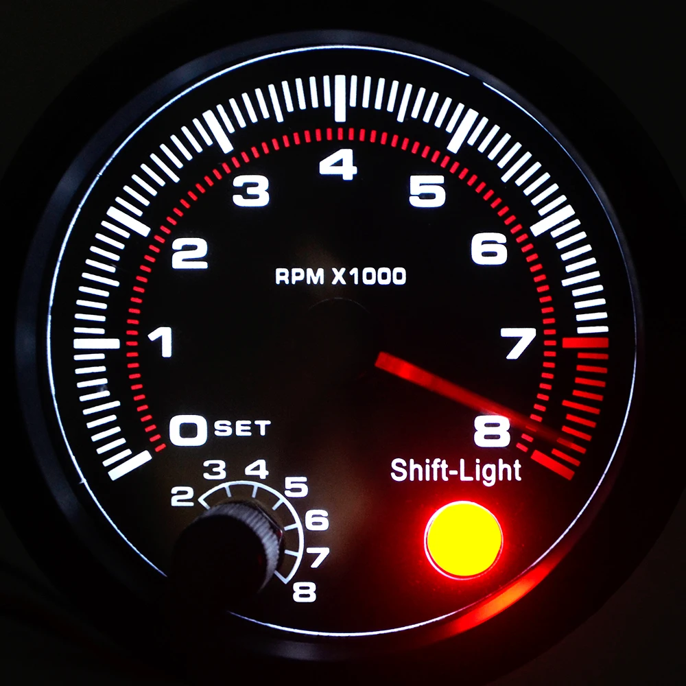 Tacómetro digital LED universal para motores gasolina 1-8 cilindros - imagen 3