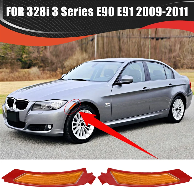 AB56 reflector lateral parachoques BMW Serie 3 E90/E91 328i 2009-2011 - imagen 5