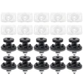 10SET Clips Brackets