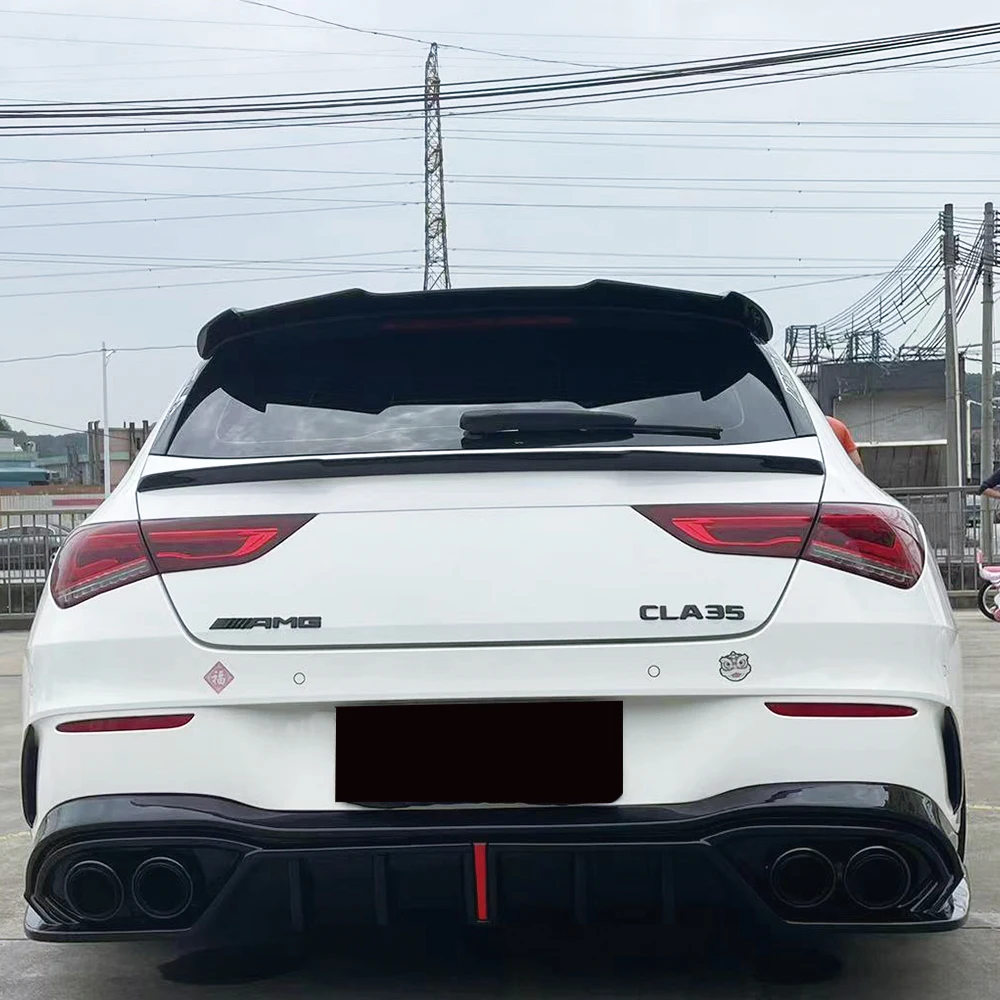 Alerón de maletero negro para Mercedes-Benz CLA (2019-2023) - imagen 5