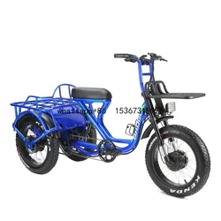 Triciclo eléctrico 20 pulgadas neumático ancho para caza