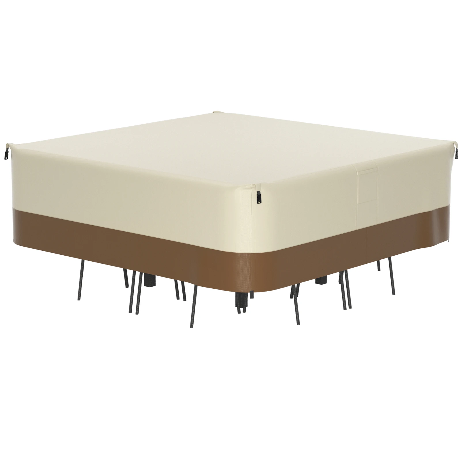 Cubierta impermeable para muebles de patio – mesa y sillas - imagen 3