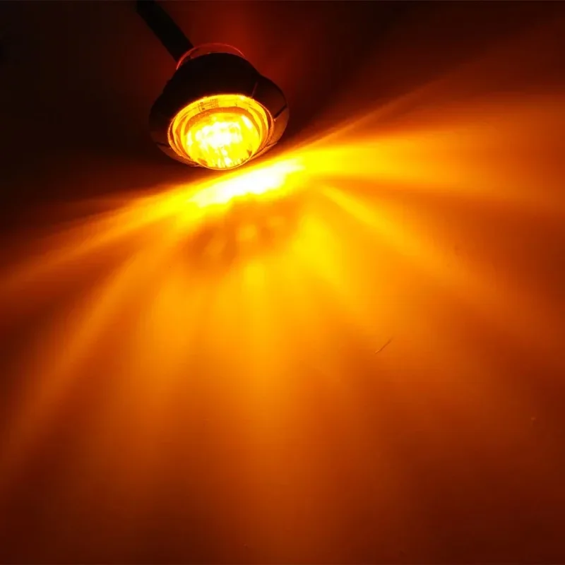 Piloto lateral LED 12V impermeable tipo bala para remolque - imagen 2