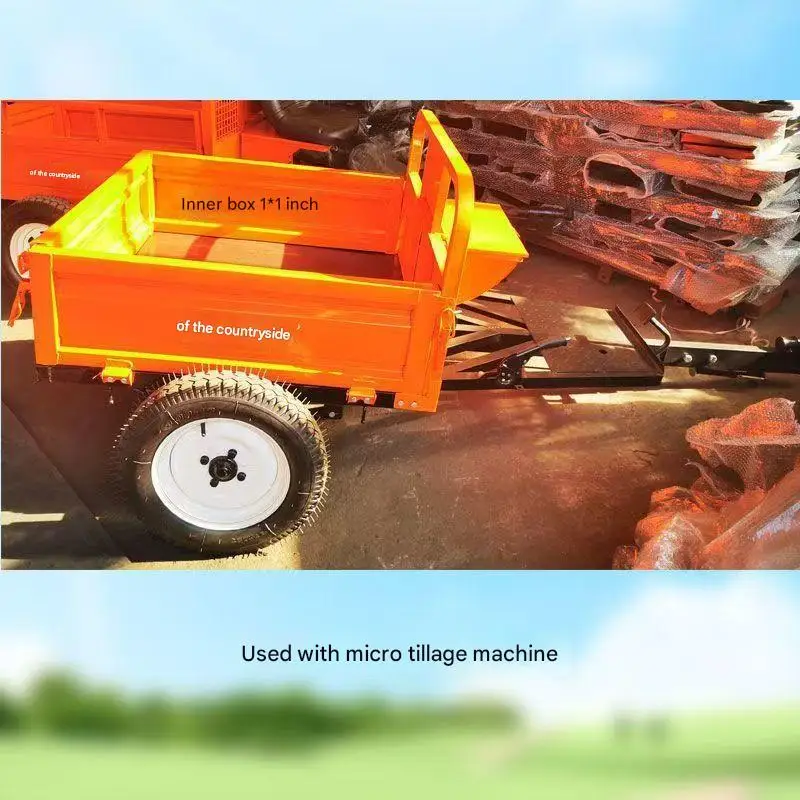 Remolque agrícola con frenos de tambor 1.200 kg para tractor - imagen 3