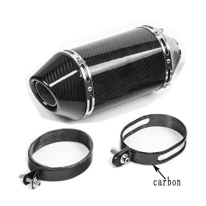 Silenciador de escape M4 de fibra de carbono para KTM Duke 390/1290 - imagen 3