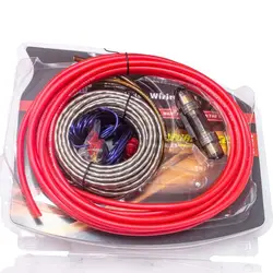 Kit de cableado amplificador subwoofer 8 AWG con fusible y terminales