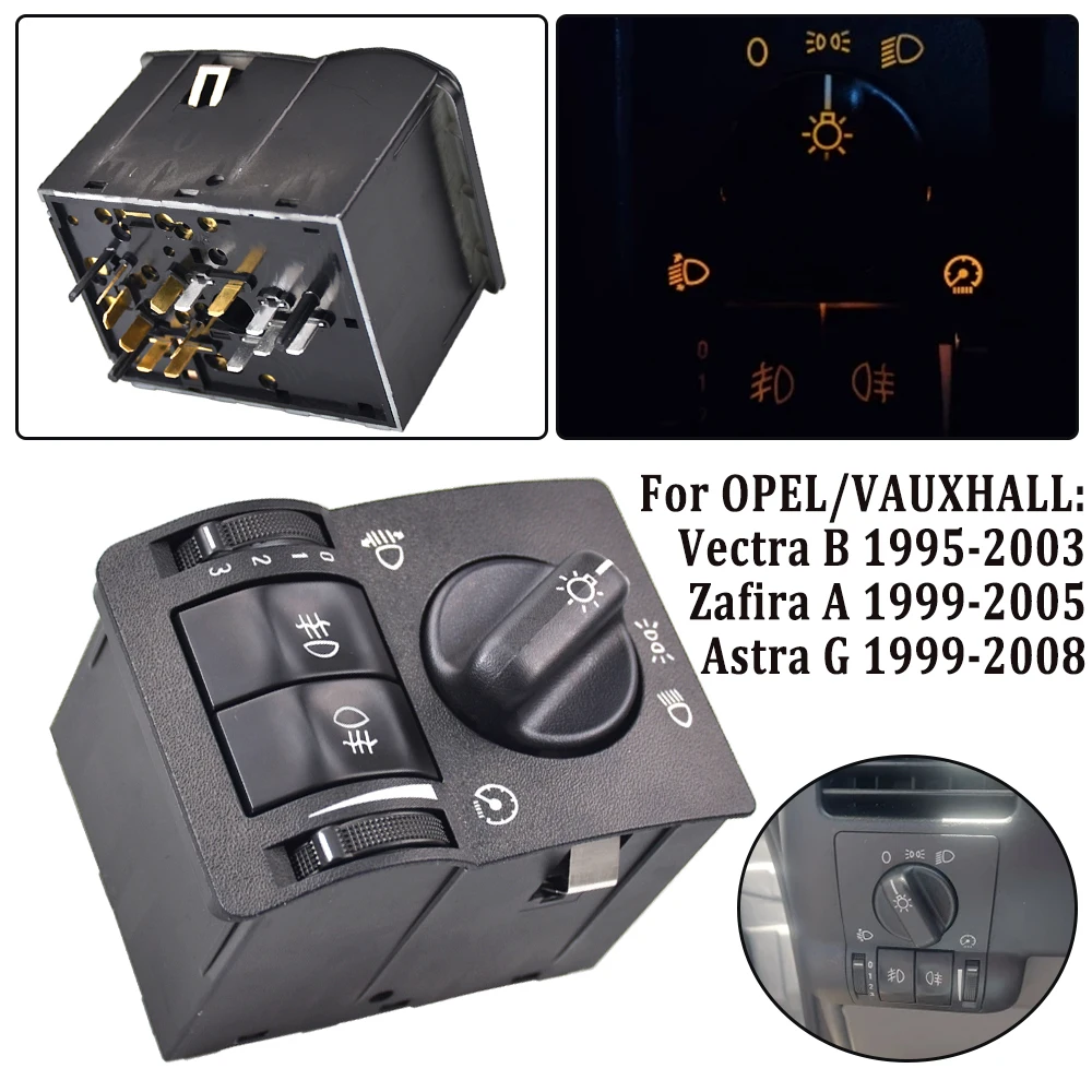 Interruptor de faros antiniebla Malcayang para Opel Vauxhall