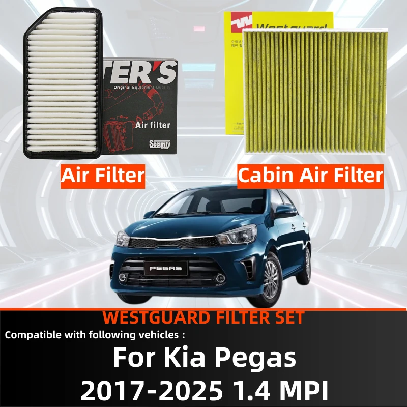 Filtro carbón activado habitáculo Westguard Kia Pegas 1.4 MPI