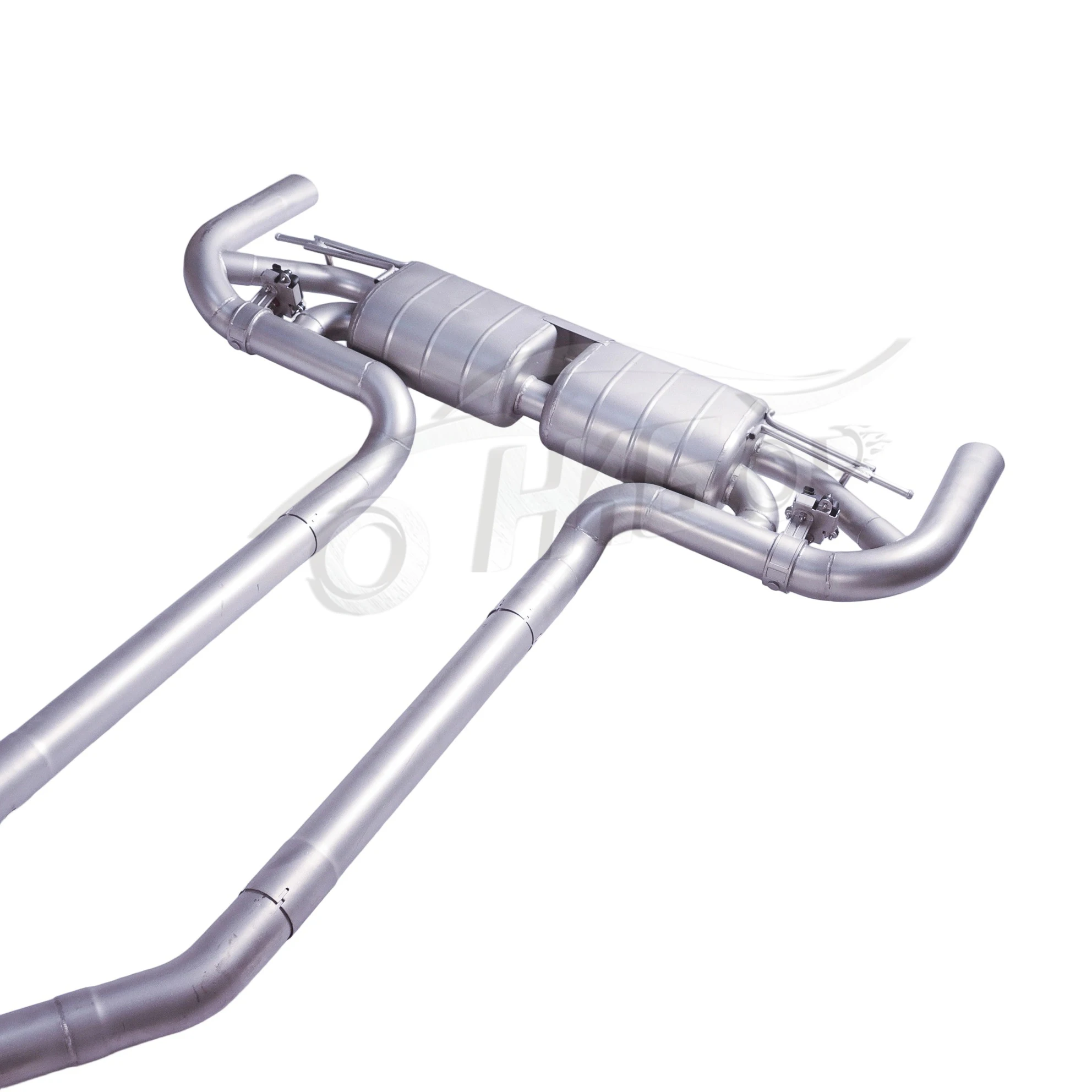 Utilizado para el sistema de escape de sonido variable con control remoto de válvula electrónica catback 2012-2016 Mercedes-Benz AMG GL63 5.5T X166 - imagen 5