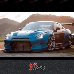 Kit aerodinámico Nissan GT-R R35: parachoques trasero, alerón y faldas