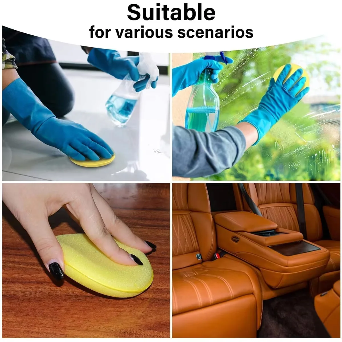 Esponja de pulido y aplicación de cera para coche - imagen 5