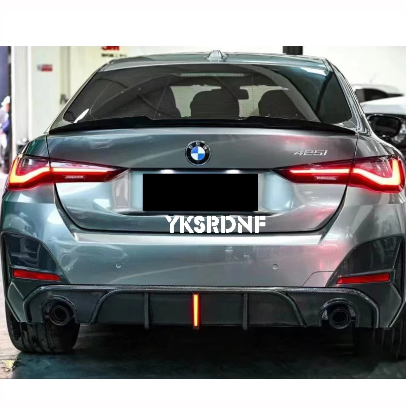 Parachoques trasero con difusor LED y alerón para BMW Serie 3 - imagen 2
