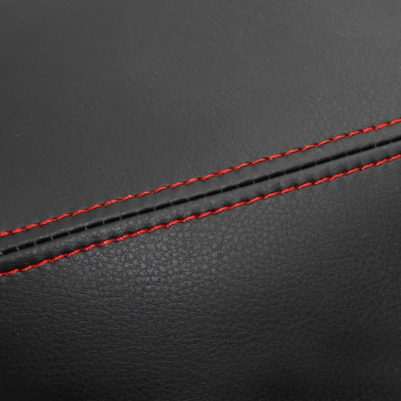 Cubiertas puerta interior microfibra negra con línea roja – Honda CRV 2007-2011 - imagen 3