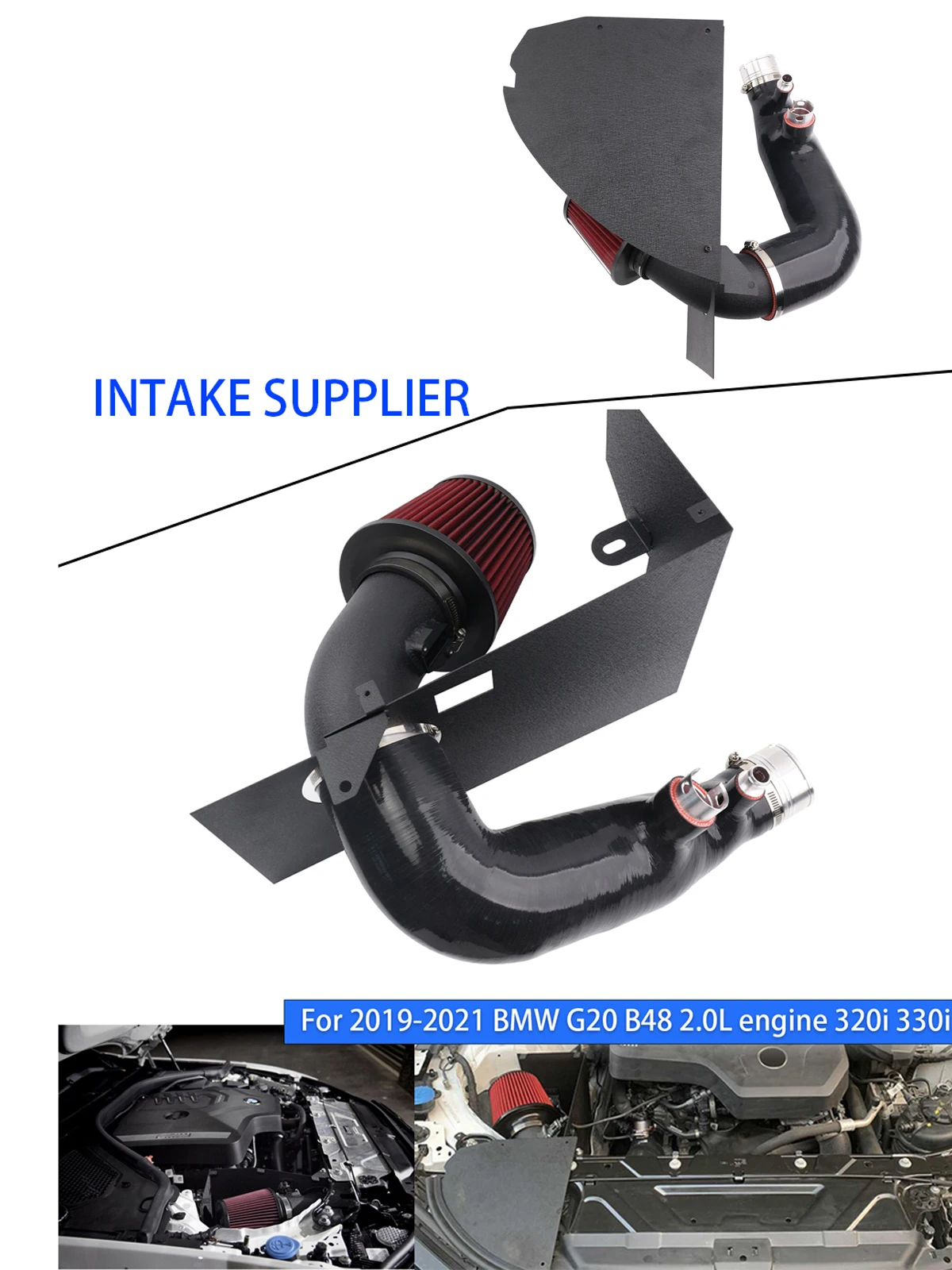 Kit de admisión aire frío BMW G20 vista general