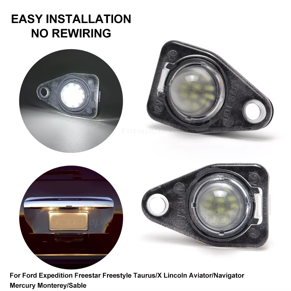Luz LED de matrícula para Ford Expedition y Lincoln Navigator