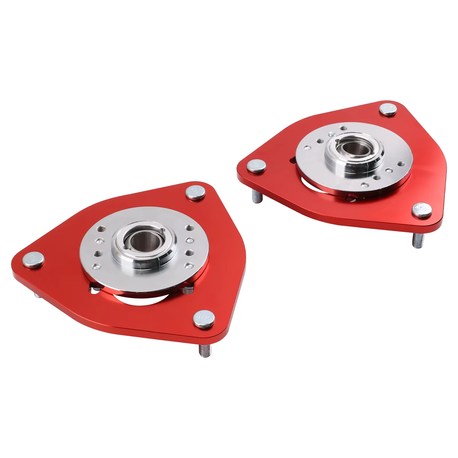 Detalle de la placa Camber y su sistema de ajuste