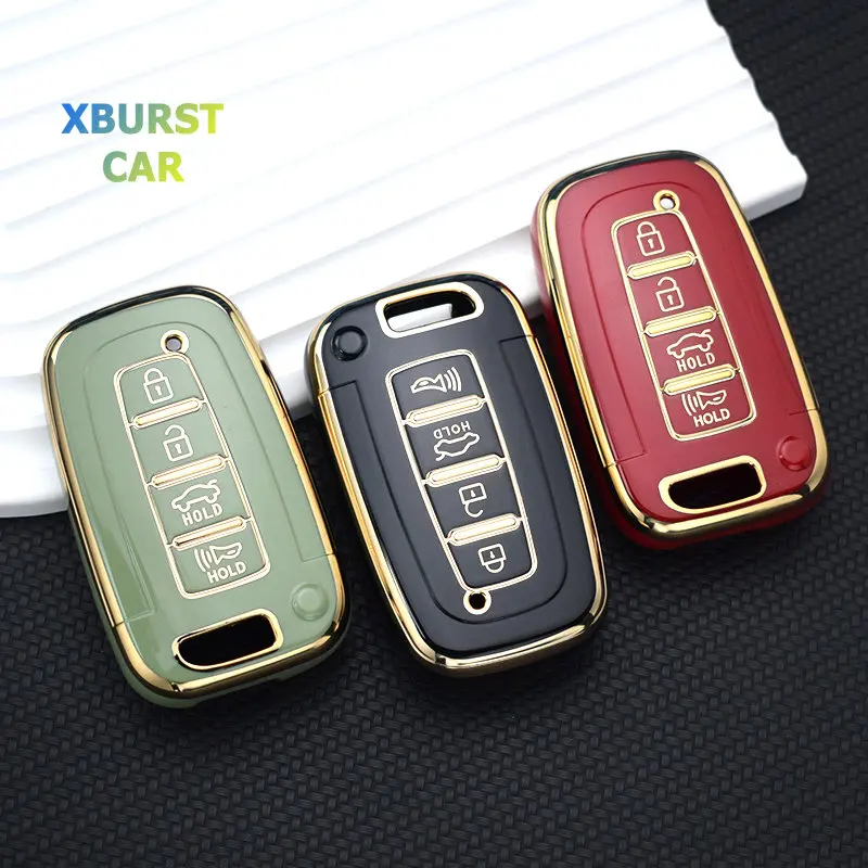 Funda llave coche TPU para Kia Forte Rio Sportage Hyundai IX35 Sonata
