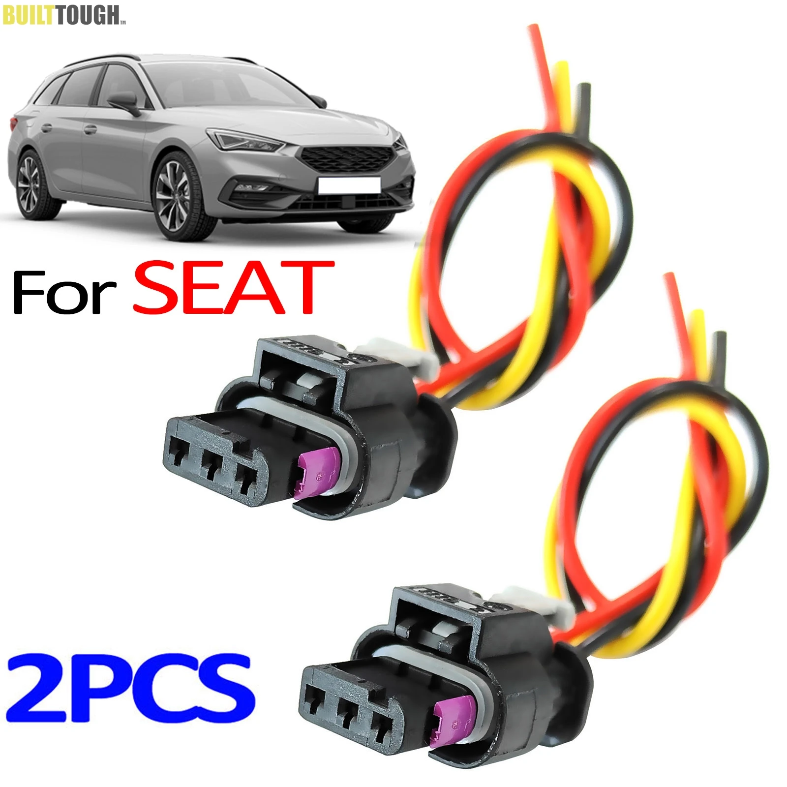 4H0973703 Conector sensor aparcamiento SEAT 3 pines cableado