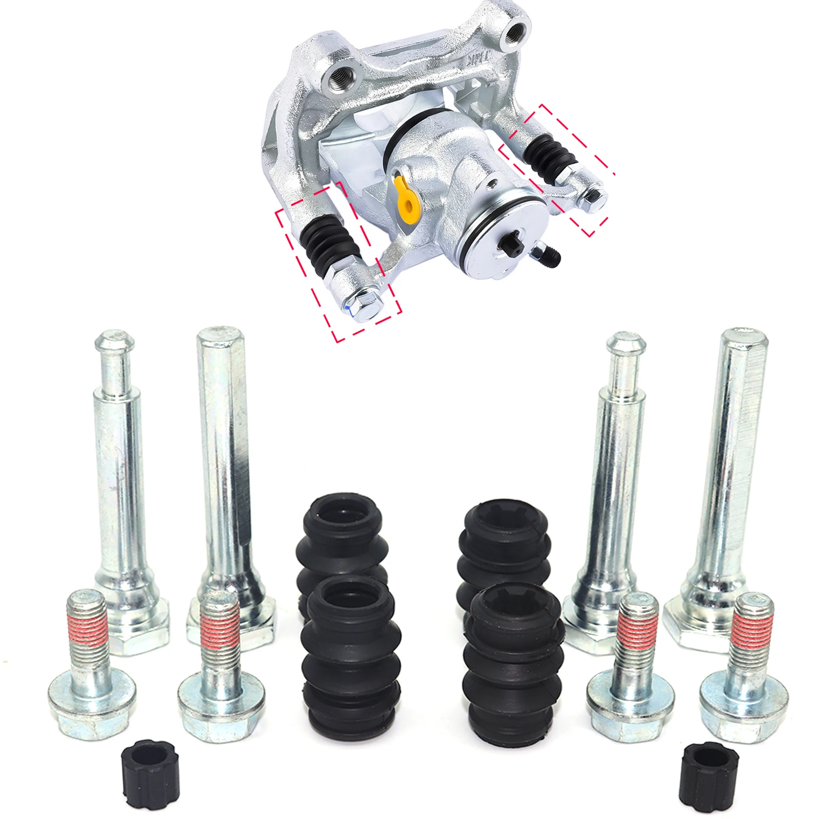 Pasadores guía de pinza de freno delanteros para Mazda 2 DJ/DL