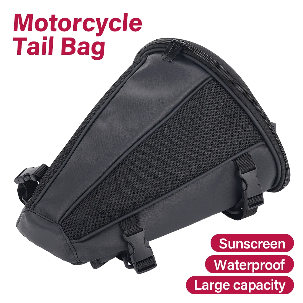 Bolsa trasera gris para moto y bicicleta eléctrica - imagen 2