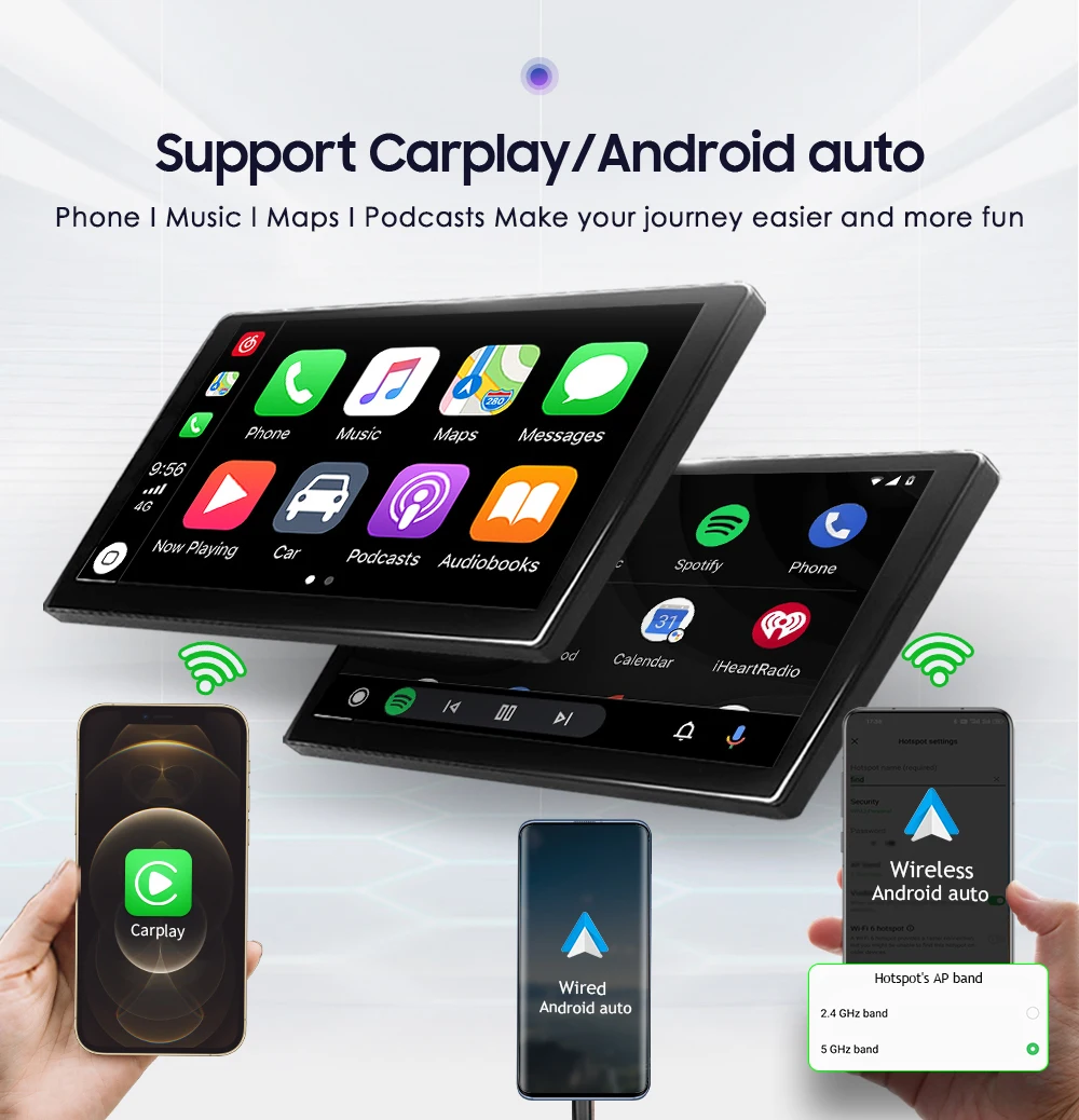 Autorradio Android 2DIN OSSURET con CarPlay 4G LTE – Peugeot 3008 2009-2015 - imagen 3