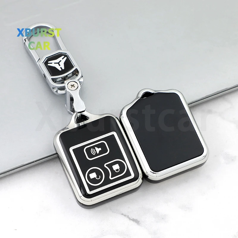 Funda llave carcasa TPU con botones para Ford Focus y Ranger